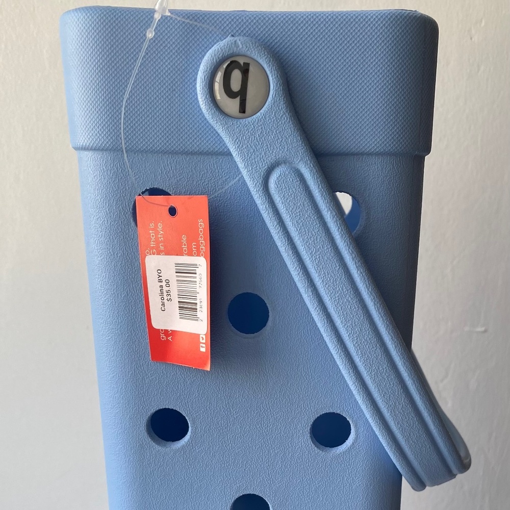Light Blue Bogg Bag Wine Tote